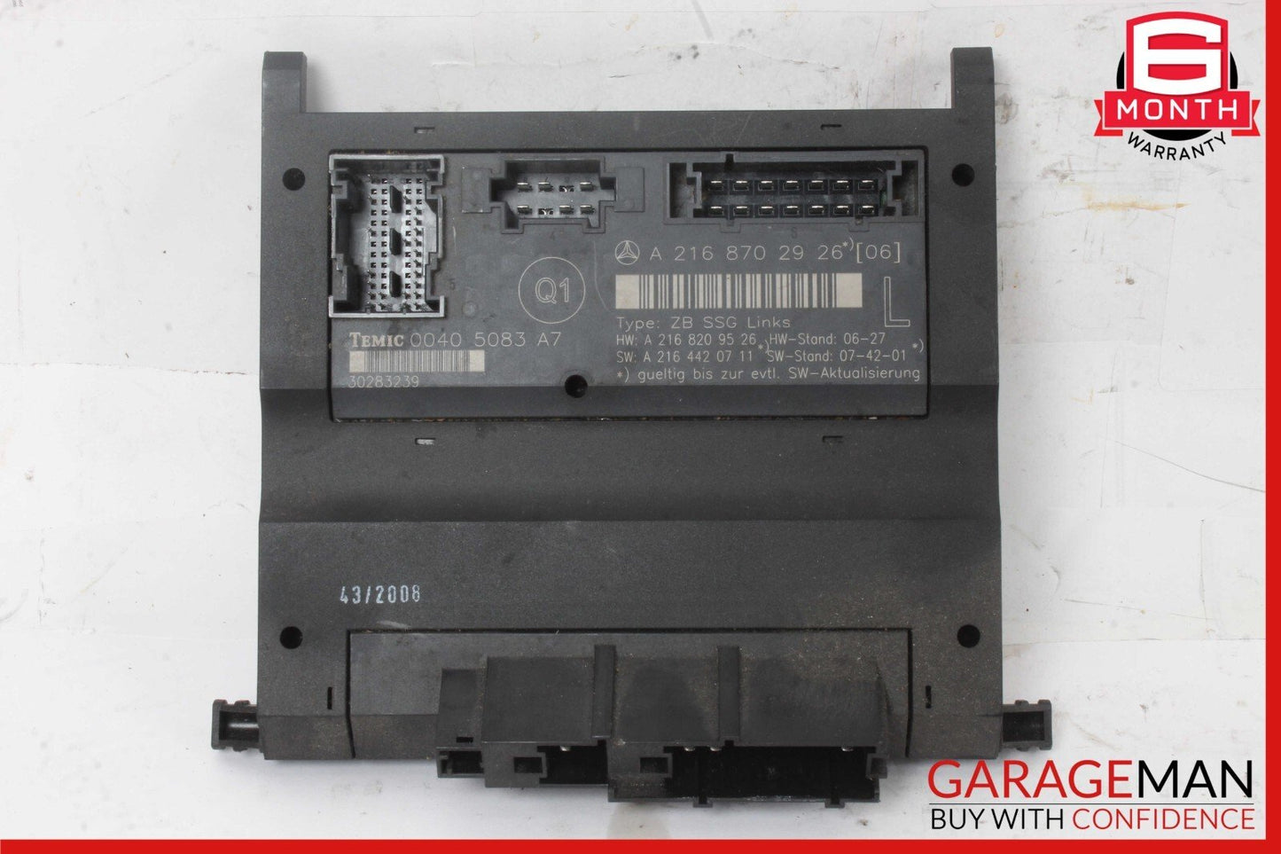 07-14 Mercedes W216 CL550 CL63 AMG Front Left Driver Seat Control Module OEM