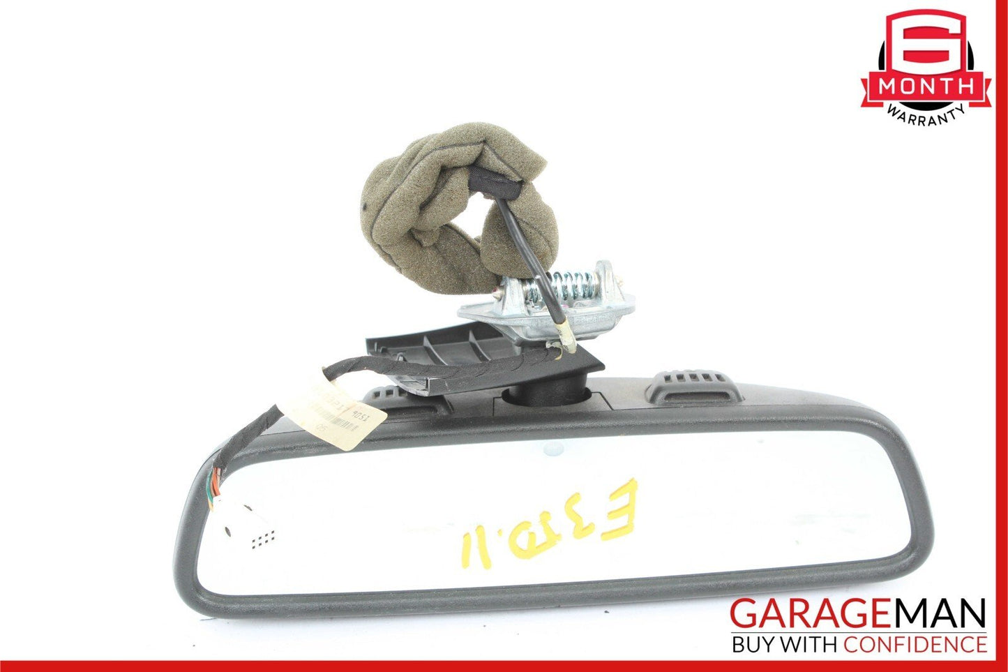 10-16 Mercedes W204 C250 E63 AMG Front Interior Upper Rear View Mirror Black