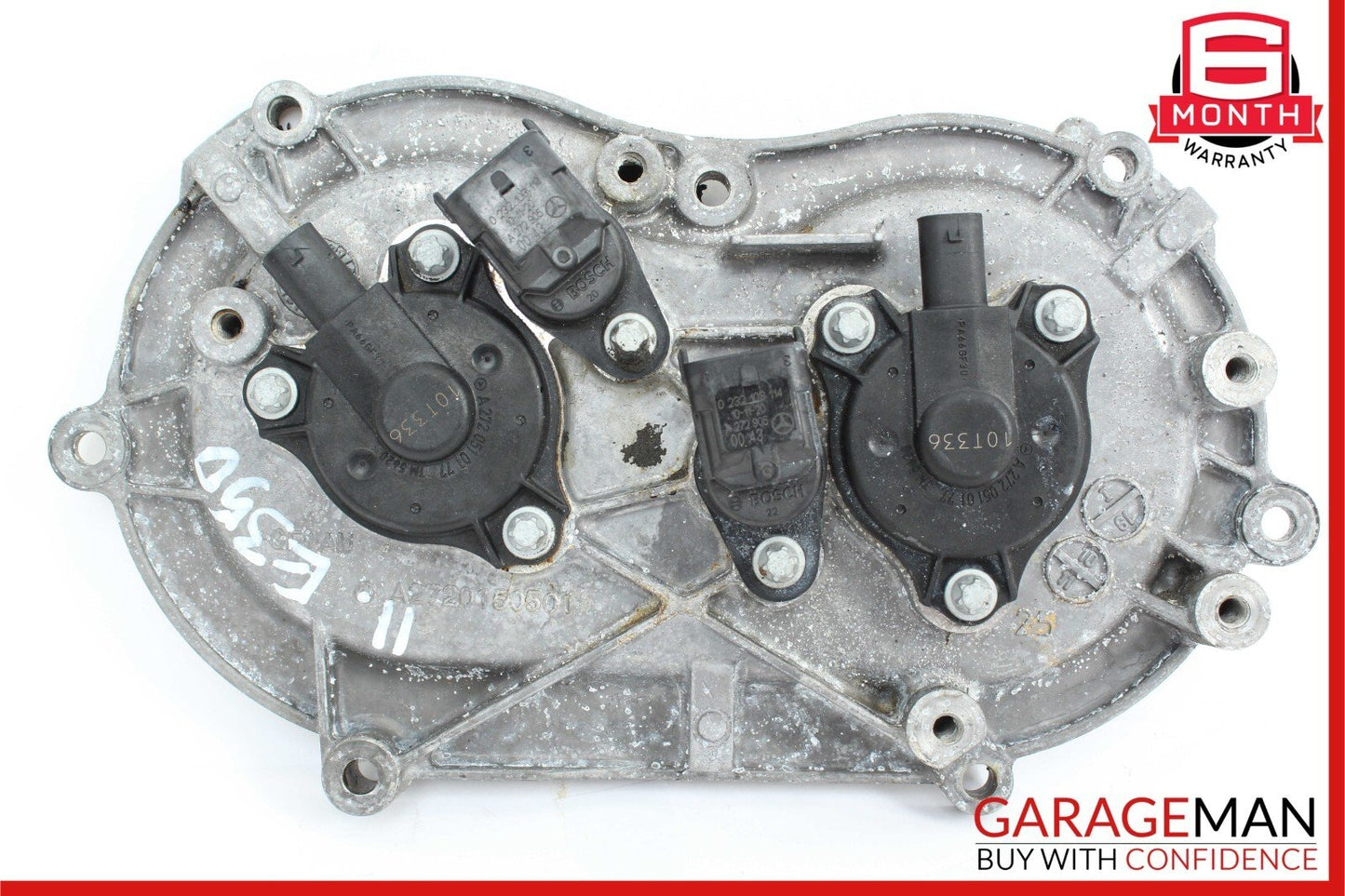 05-13 Mercedes W212 E350 Front Left Side Engine Timing Chain Cover Plate OEM