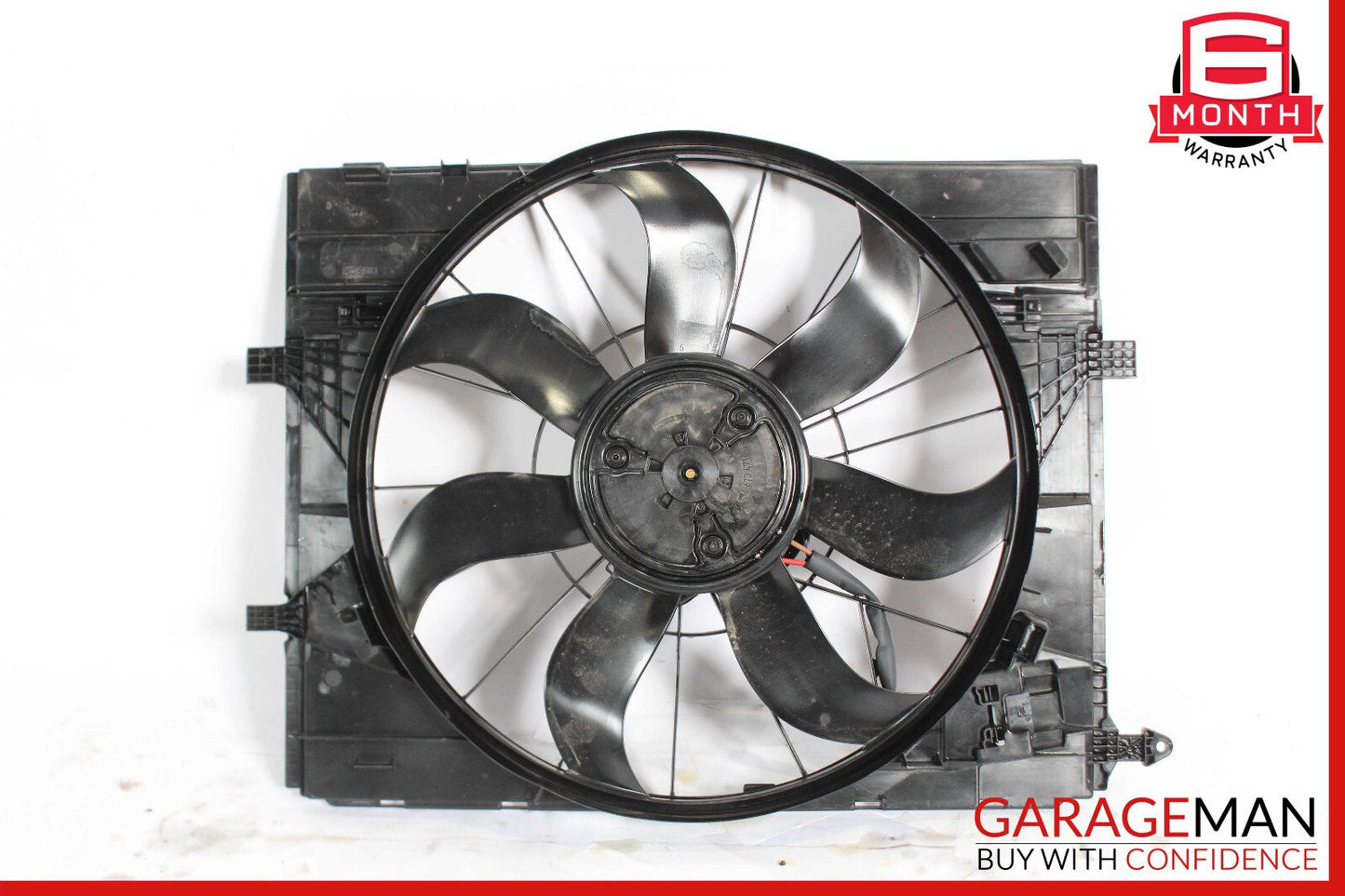 17-19 Mercedes W213 E300 GLC300 Radiator Cooling Fan Motor Electric Shroud OEM