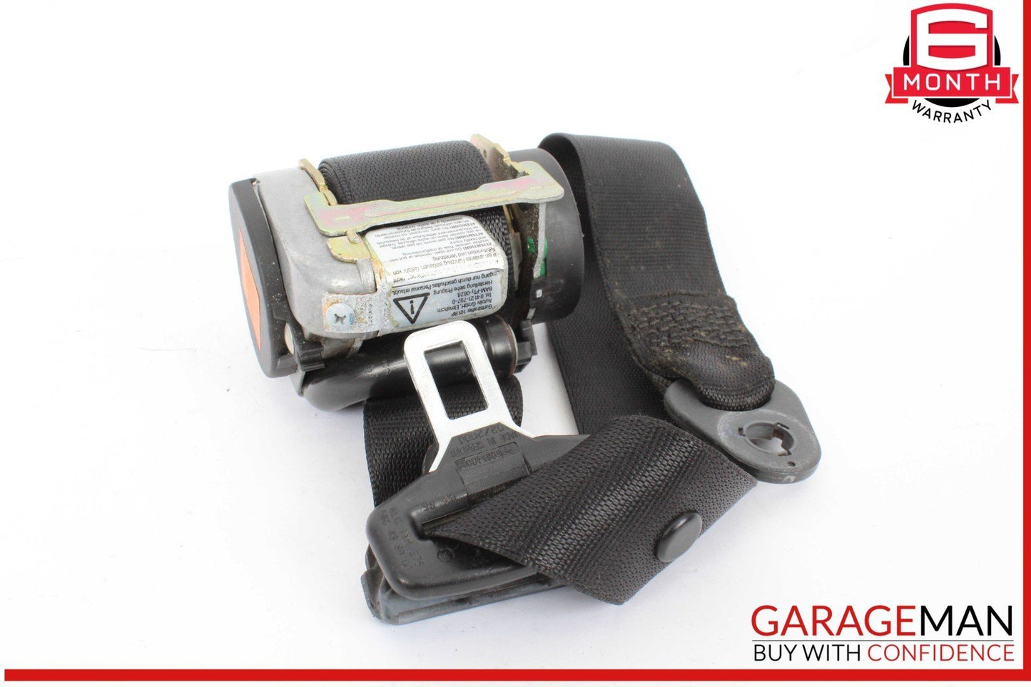 97-04 Mercedes R170 SLK230 SLK320 Front Left Side Seat Belt Seatbelt Black OEM
