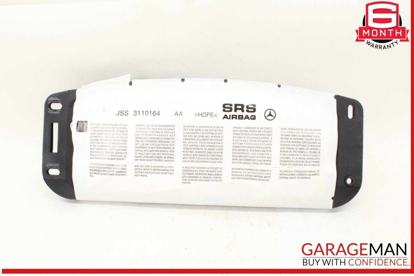10-17 Mercedes W207 E400 E550 Dashboard Right Passenger Side Airbag Air Bag OEM