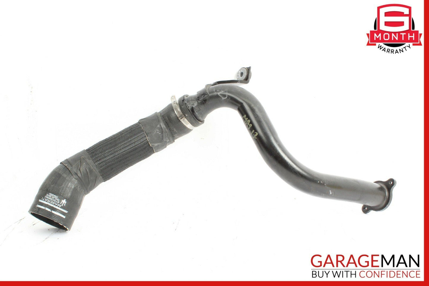 14-17 Maserati Ghibli Turbo Intercooler Hose Line Pipe Pressure Tube 670039062