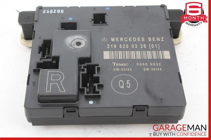 06-11 Mercedes W219 CLS500 CLS350 CLS550 Rear Right Side Door Control Module