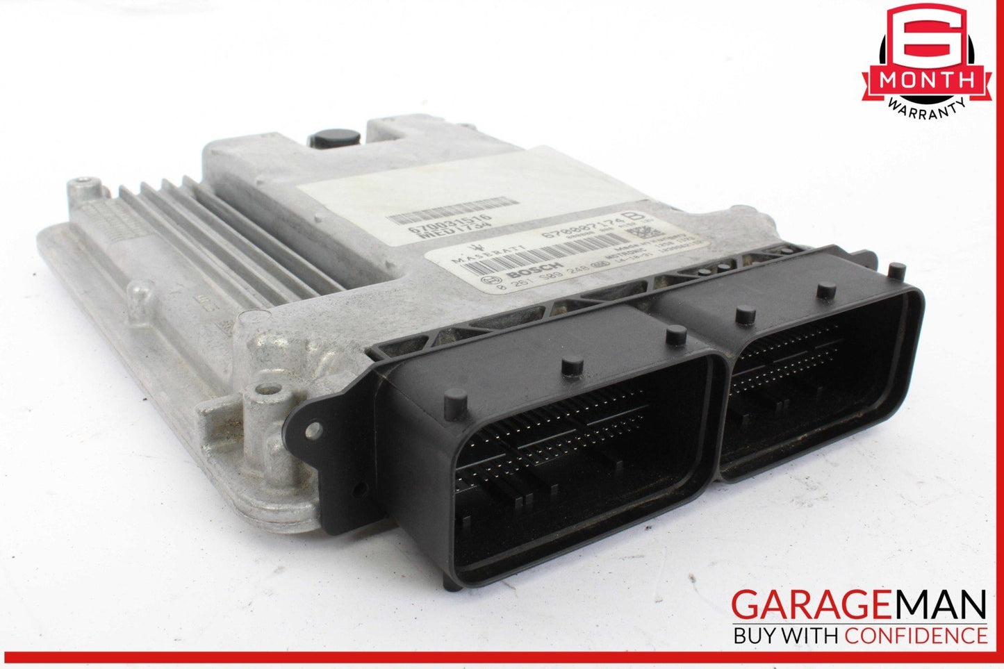 14-17 Maserati Ghibli ECU ECM Engine Computer Control Module Unit 670007174 OEM