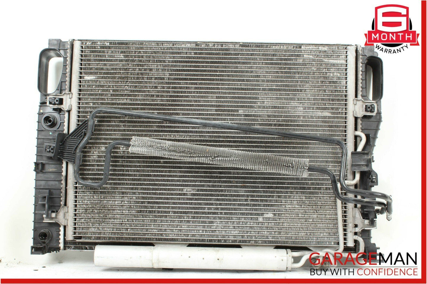 03-06 Mercedes CLS500 E500 Engine Coolant Radiator AC A/C Condenser Assembly OEM
