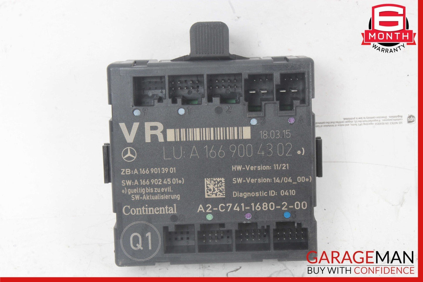 12-20 Mercedes W117 CLA250 GLA250 ML350 Front Right Side Door Control Module OEM