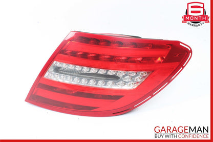 12-14 Mercedes W204 C350 C250 C300 Tail Light Lamp LED Rear Right Passenger Side