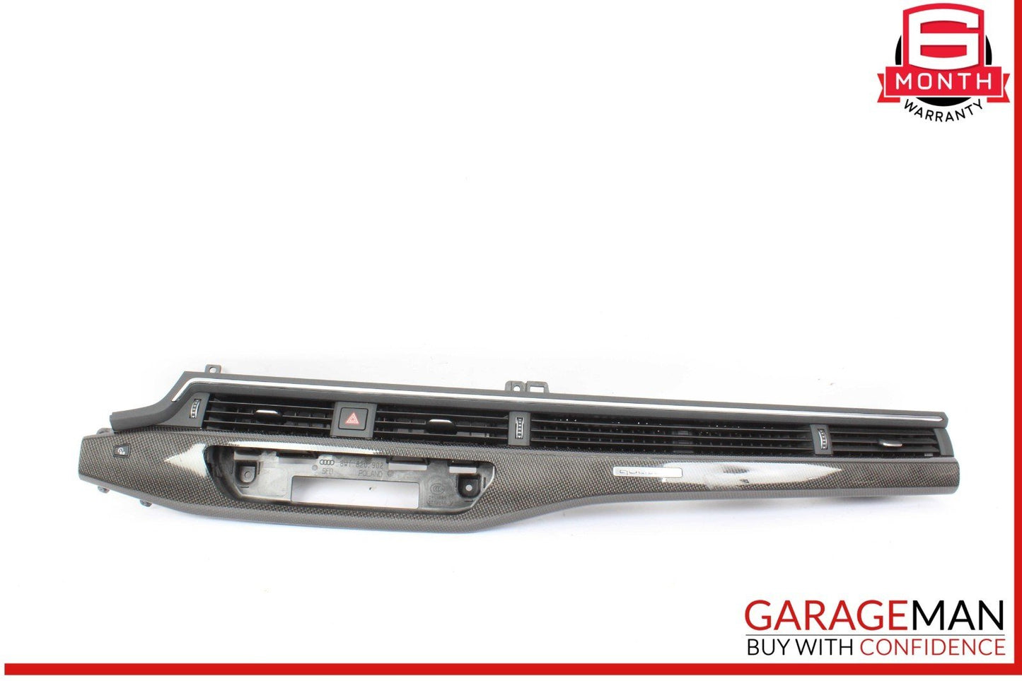 17-24 Audi S5 A4 Dash Dashboard Center AC A/C Air Vent Grille Grill Panel OEM