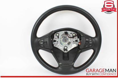 11-17 BMW X3 Front Left Driver Side Steering Wheel Leather Black OEM