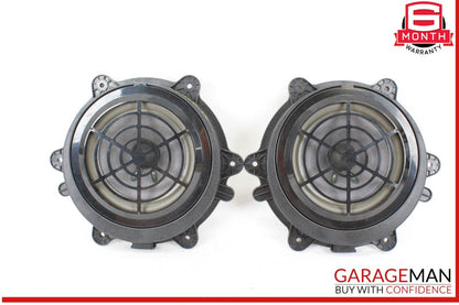 10-18 Porsche Cayenne 958 AWD Rear Left & Right Side Door Sound Speaker Set OEM