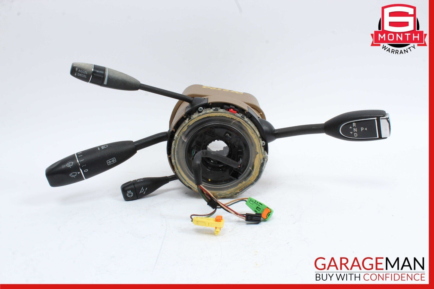 07-14 Mercedes W221 S600 Gear Shifter Selector Steering Column Assy Brown