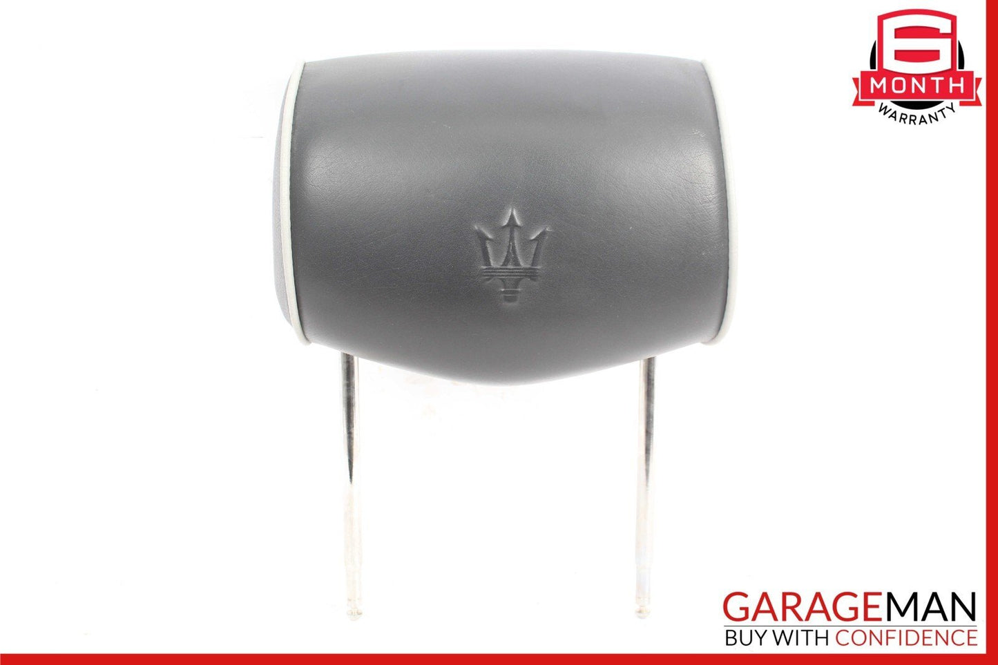 03-13 Maserati Quattroporte Front Right or Left Seat Headrest Head Rest Black