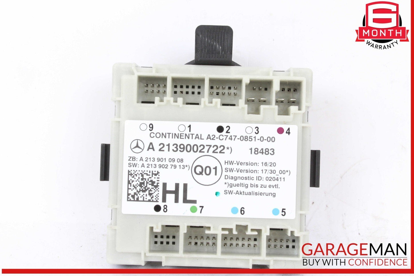 19-23 Mercedes W205 C300 C350 Rear Left Driver Side Door Control Module Unit OEM