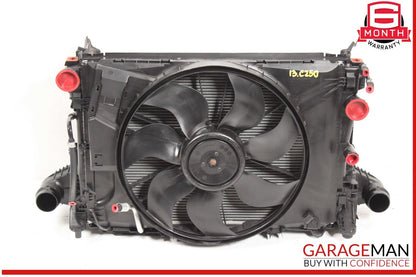 08-14 Mercedes W204 C250 E550 Engine Radiator Condenser Cooling Fan Motor Assy