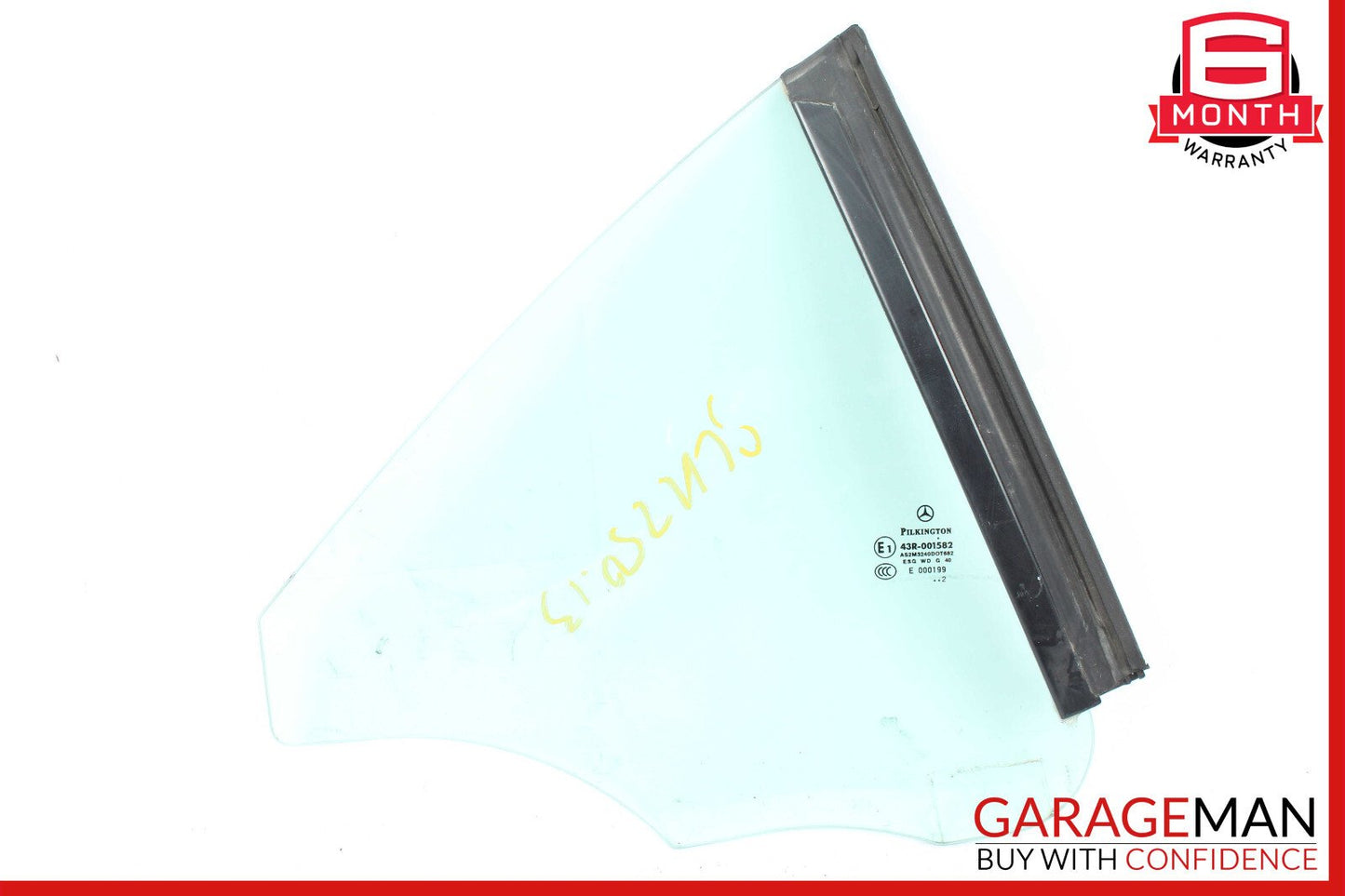 12-20 Mercedes R172 SLK250 Rear Right Side Quarter Window Glass OEM