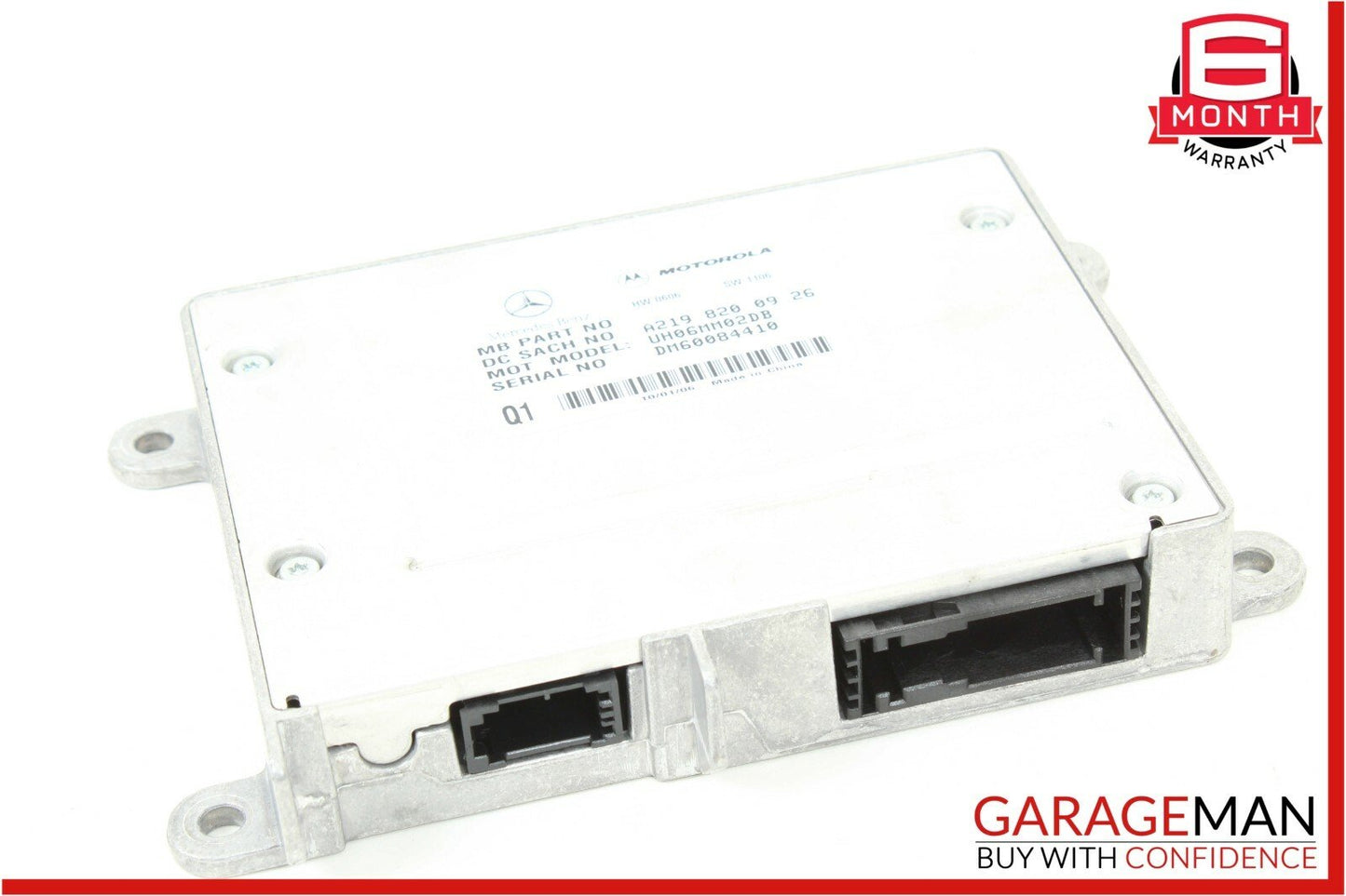 06-09 Mercedes SL550 E350 CLS63 AMG Communication Control Module 2198200926 Q1