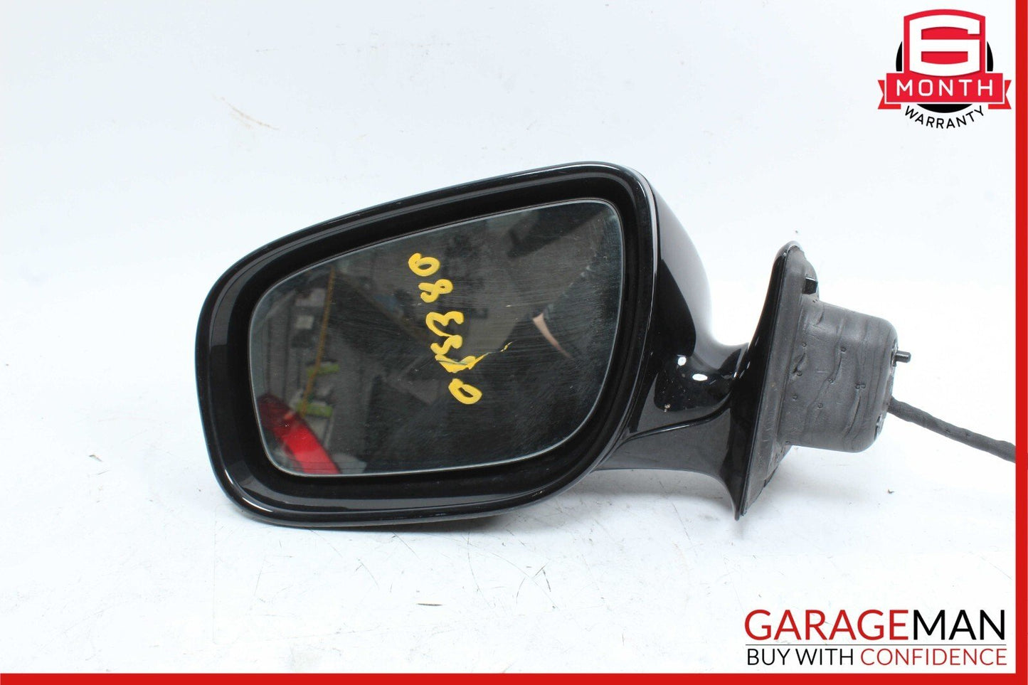 07-09 Mercedes W211 E350 E550 Front Left Side Mirror Door Rear View Black OEM