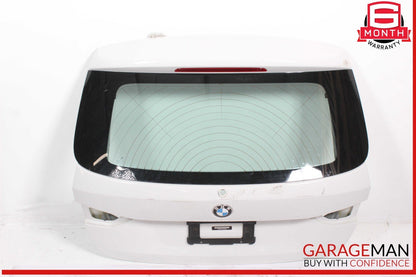 12-15 BMW X1 E84 Trunk Hatch Lid Tailgate Assembly White OEM