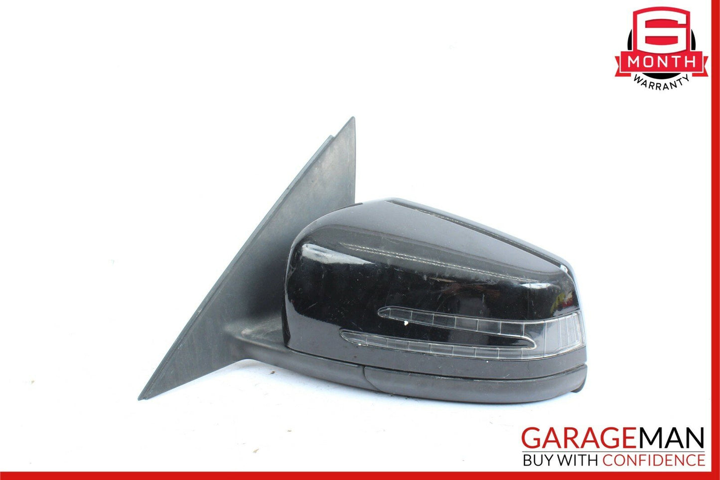 10-11 Mercedes W204 C300 C350 Front Left Side Rear View Door Mirror Black