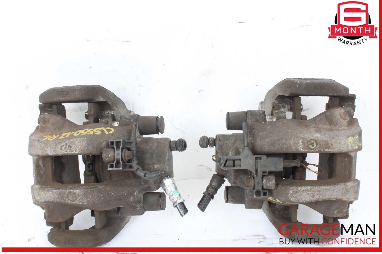 10-18 Mercedes W218 CLS550 CLS350 Rear Brake Caliper Calipers Set of 2 Pc OEM