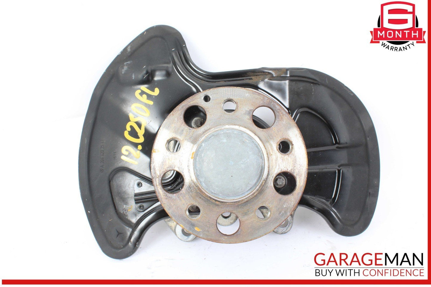 08-20 Mercedes W204 C250 E350 Front Left Wheel Spindle Knuckle Hub Bearing OEM