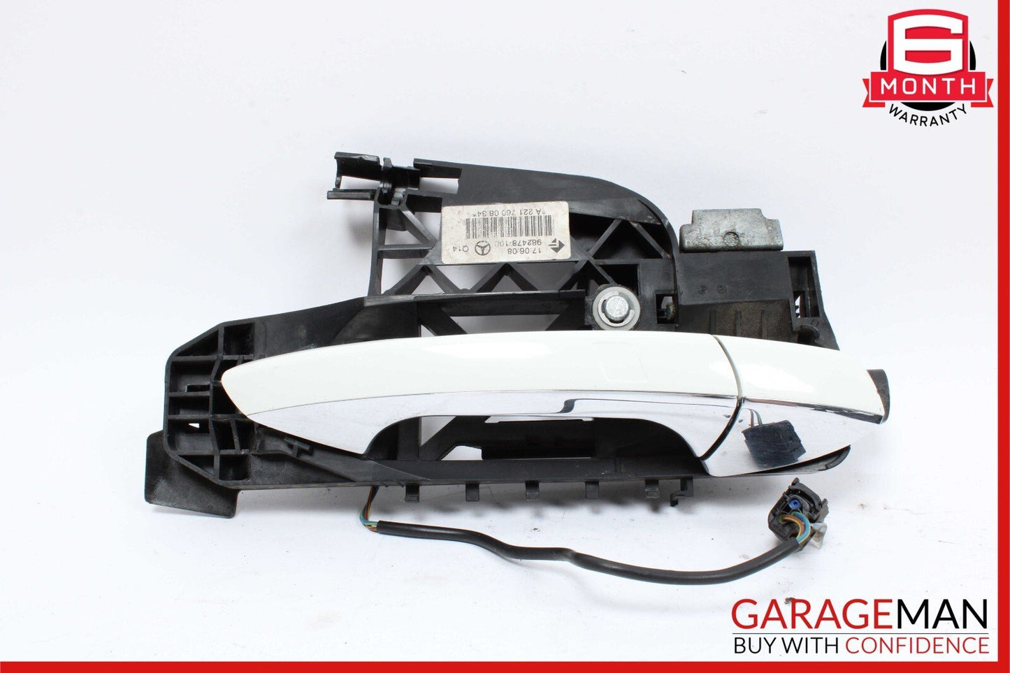 07-13 Mercedes W221 S550 Rear Right Side Keyless Go Exterior Door Handle White