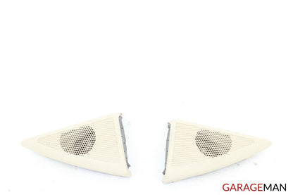 03-09 Mercedes W211 E500 Front Left & Right Side Tweeter Speaker Set Gray A1 OEM
