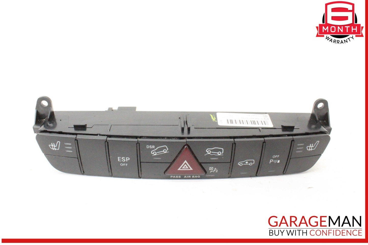 06-12 Mercedes X164 GL450 Hazard Control Switch Panel 1648709210 OEM