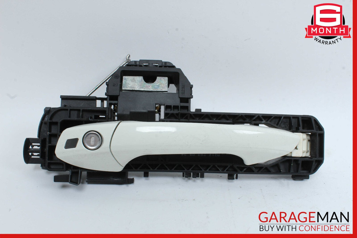 10-13 Mercedes W212 E350 E550 E63 AMG Front Left Exterior Door Handle White OEM