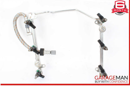 05-12 Mercedes W221 S400 Hybrid SLK300 Fuel Injector Rail w/ Fuel Injectors OEM