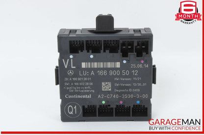 12-19 Mercedes X166 GL550 ML400 GLE350 Front Left Side Door Control Module Unit
