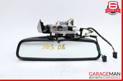 07-09 Mercedes W221 S550 Interior Top Upper Rear View Inside Dim Mirror Black