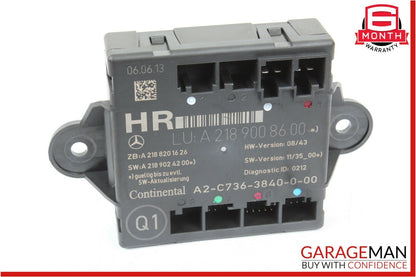 14-16 Mercedes W212 E350 CLS350 Rear Right Door Control Module 2189008600 OEM