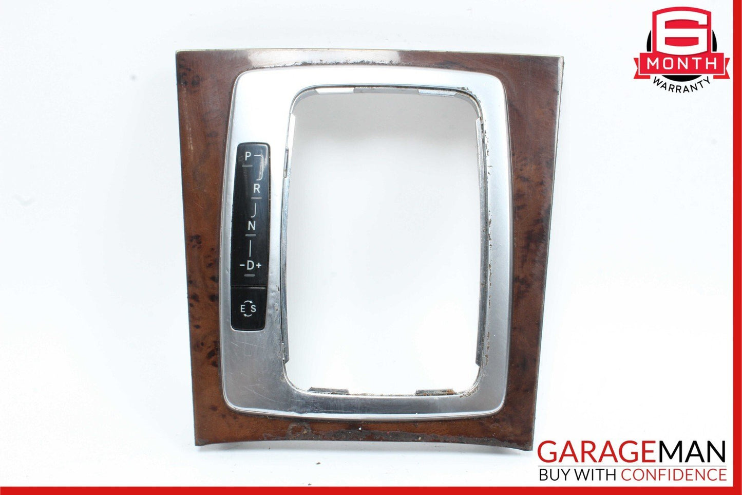 08-14 Mercedes C250 C300 Center Console Shifter Trim Cover Panel Bezel Wood Assy