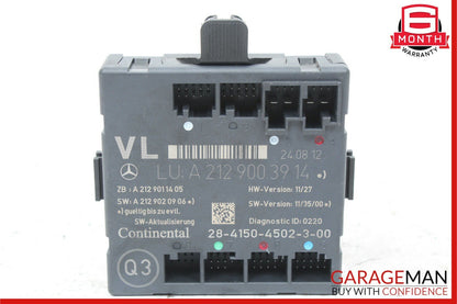 08-18 Mercedes W204 C250 SLK250 E400 Front Left Side Door Control Module OEM