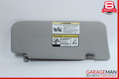06-12 Mercedes X164 GL450 Front Left Driver Side Sun Visor Sunvisor Gray OEM