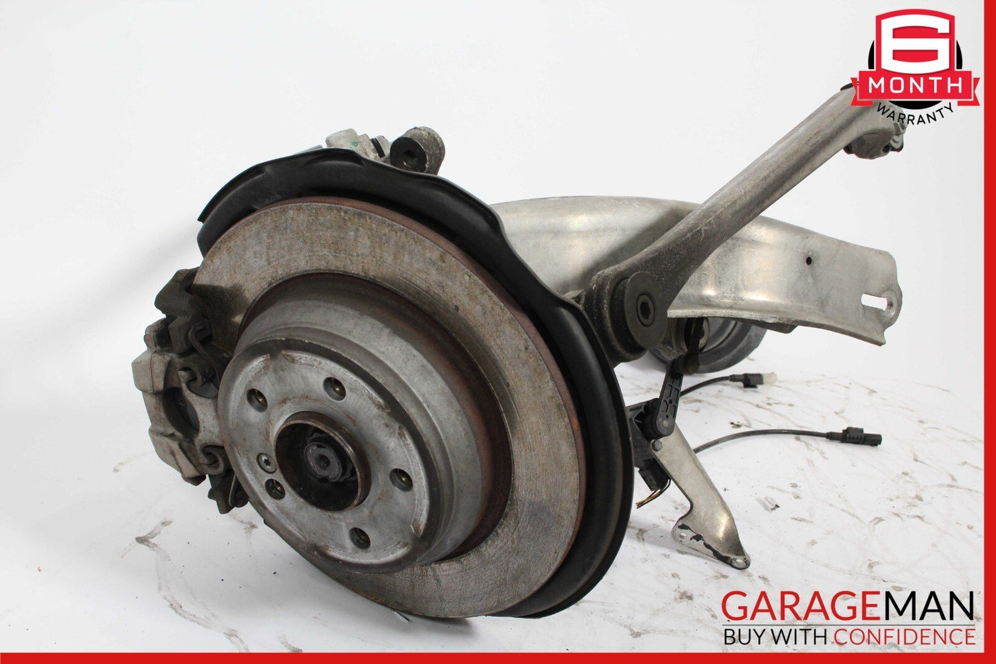 03-06 Mercedes SL500 Rear Right Spindle Knuckle Hub Driveshaft Rotor Disc Assy
