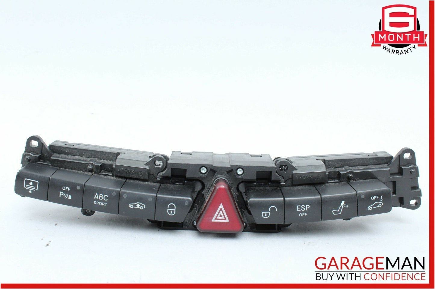 03-06 Mercedes W220 S430 S55 AMG Center Dash Switch ESP Hazard Door Lock OEM