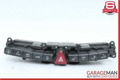 03-06 Mercedes W220 S430 S55 AMG Center Dash Switch ESP Hazard Door Lock OEM
