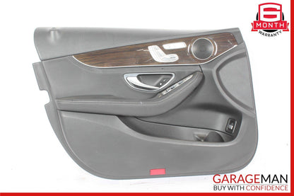 15-16 Mercedes W205 C300 C350e Front Left Side Interior Door Panel Trim Assy OEM