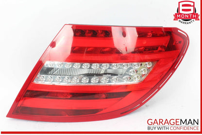 12-14 Mercedes W204 C250 C300 C350 Tail Light Lamp LED Rear Right Side
