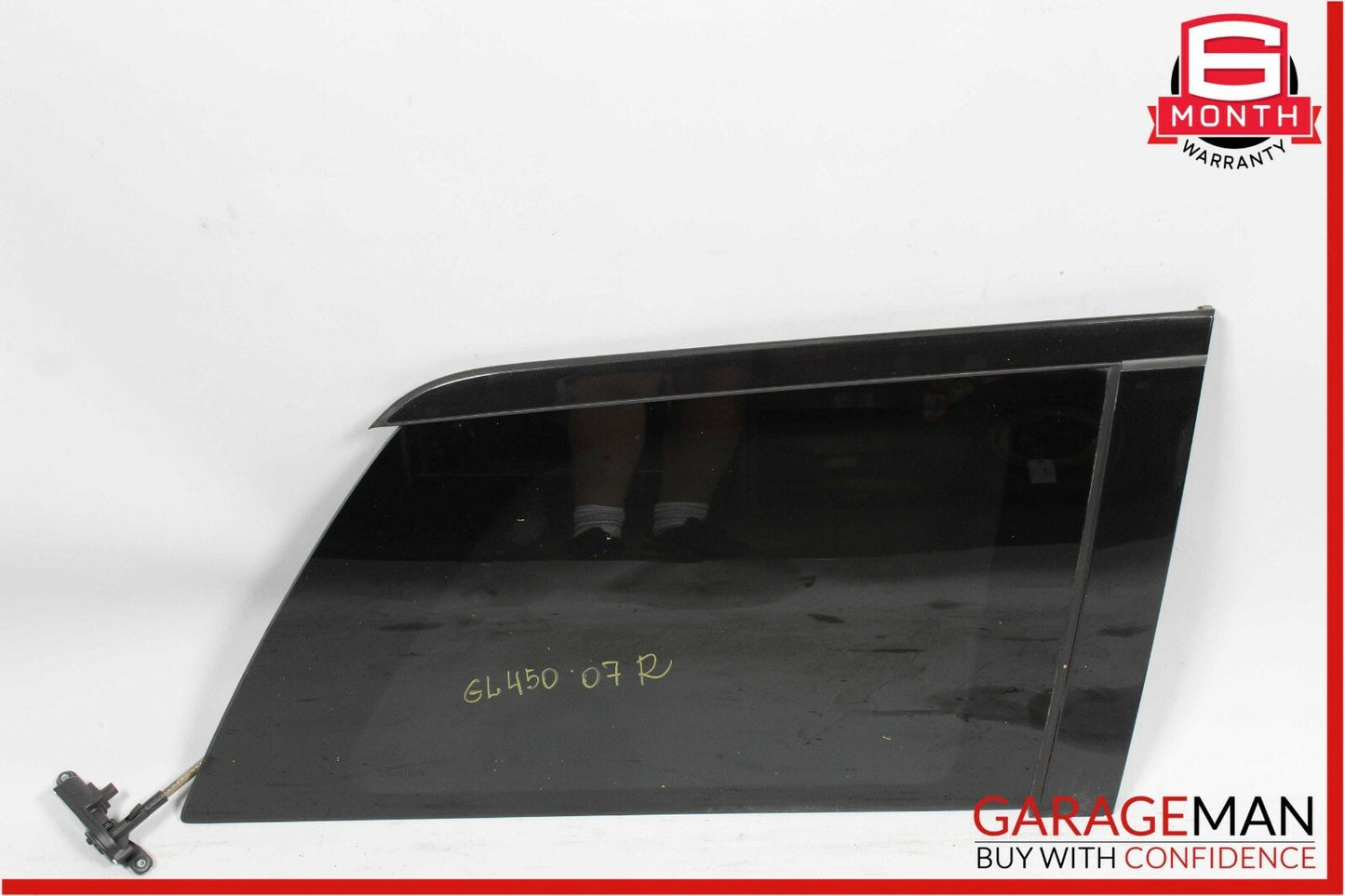07-12 Mercedes X164 GL450 Rear Right Side Quarter Window Glass Pane OEM