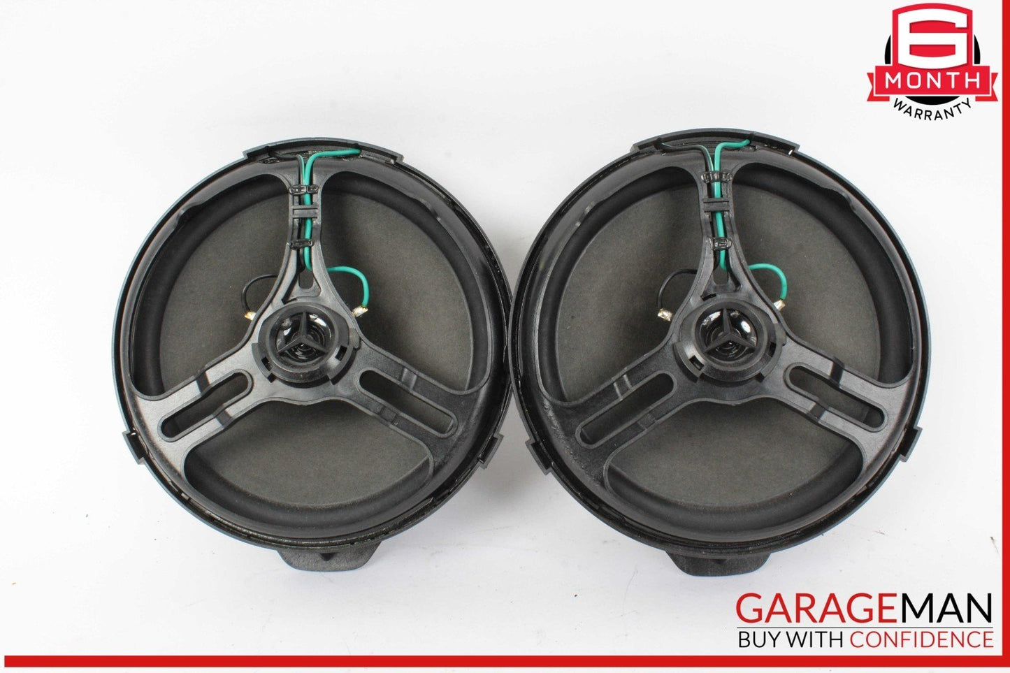 08-15 Mercedes W204 C300 GLK350 Rear Right & Left Door Sound Speakers Set OEM