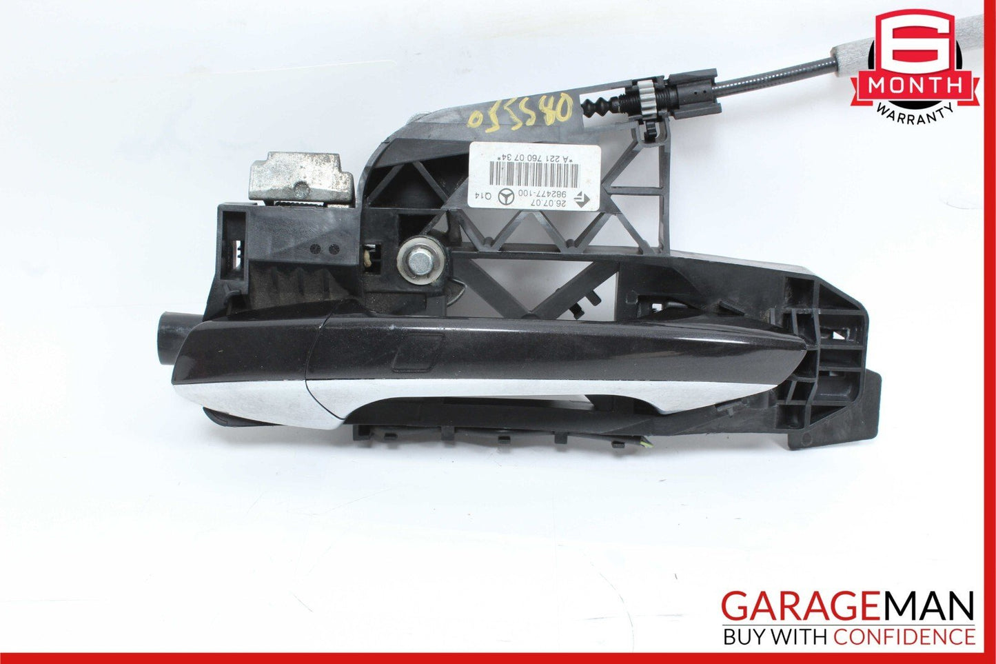 07-13 Mercedes W221 S550 S600 Rear Left Side Exterior Door Handle Keyless Go OEM