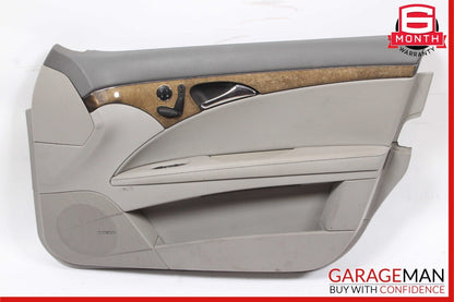 07-09 Mercedes W211 E350 Front Right Side Complete Interior Door Panel Grey
