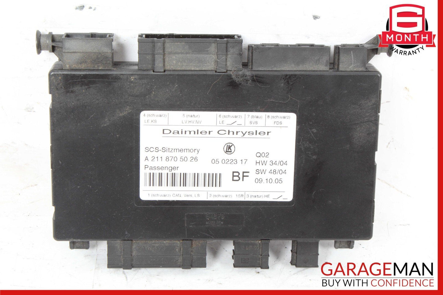 03-12 Mercedes W211 E350 SLK350 Front Right Seat Control Module Unit OEM