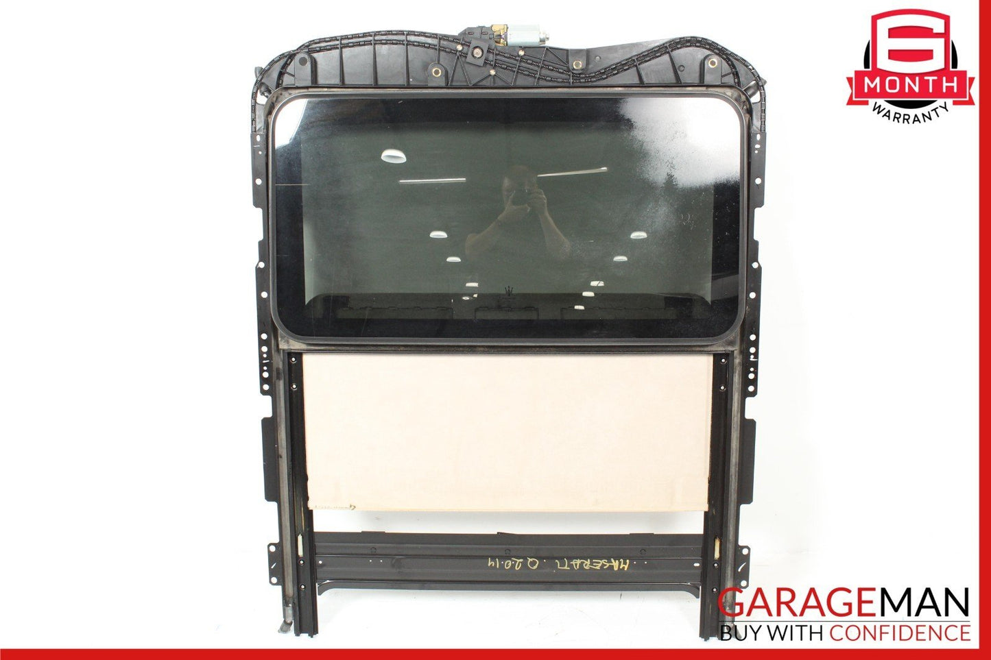 14-17 Maserati Quattroporte Panoramic Sun Roof Sunroof Sliding Frame Panel Glass