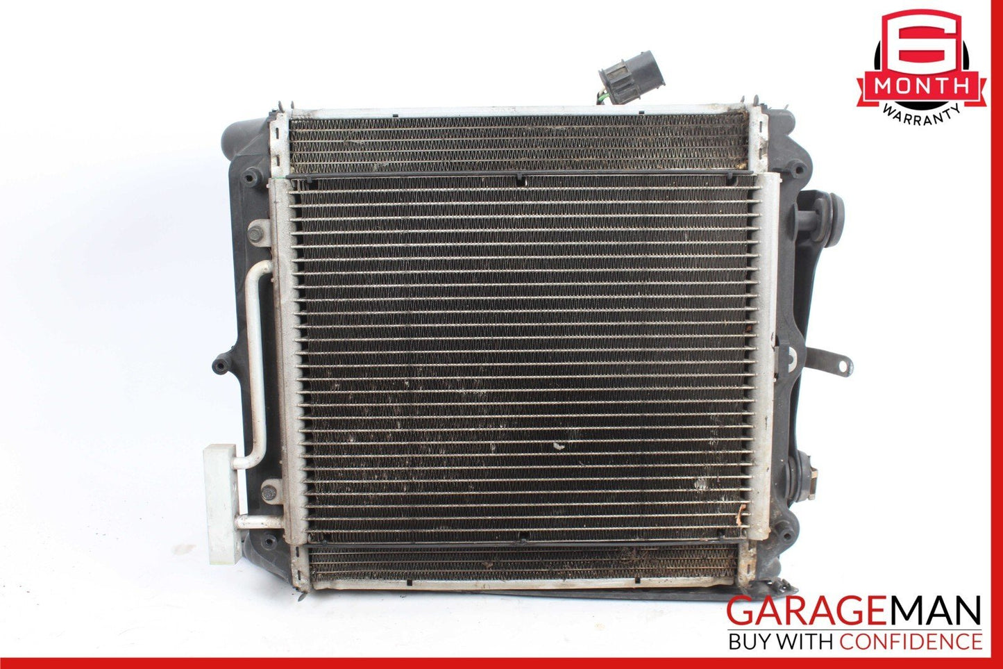 97-04 Porsche Boxster 986 Left Side Engine Radiator AC A/C Condenser Fan Assy