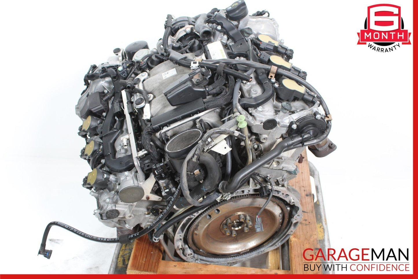 10-12 Mercedes X204 GLK350 3.5L M272 Engine Motor Block Assembly 144k